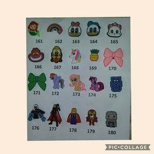 14 pcs. Shoe charms for Crocs